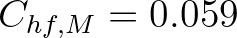 $C_{hf,M} =0.059$