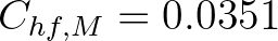 $C_{hf,M} =0.0351$