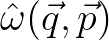 ${\hat \omega}(\vec{q},\vec{p})$